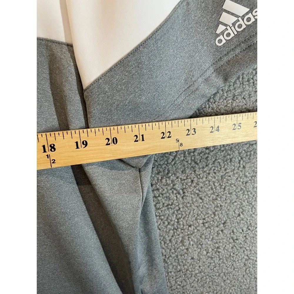 adidas THE PLAYERS Two-Tone White and Gray Polo